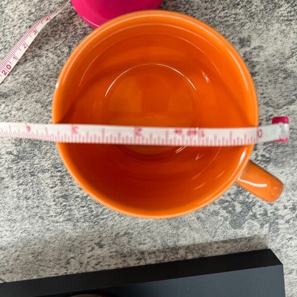 Pier 1 Imports Ceramic Stackable Coffee Mug Set of 6 Multicolor with Stand - Picture 8 of 12